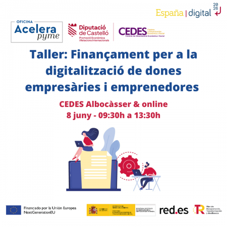 Taller: Finançament per a la digitalització de  dones empresàries i emprenedores