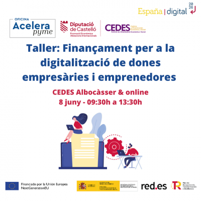 Taller: Finançament per a la digitalització de  dones empresàries i emprenedores